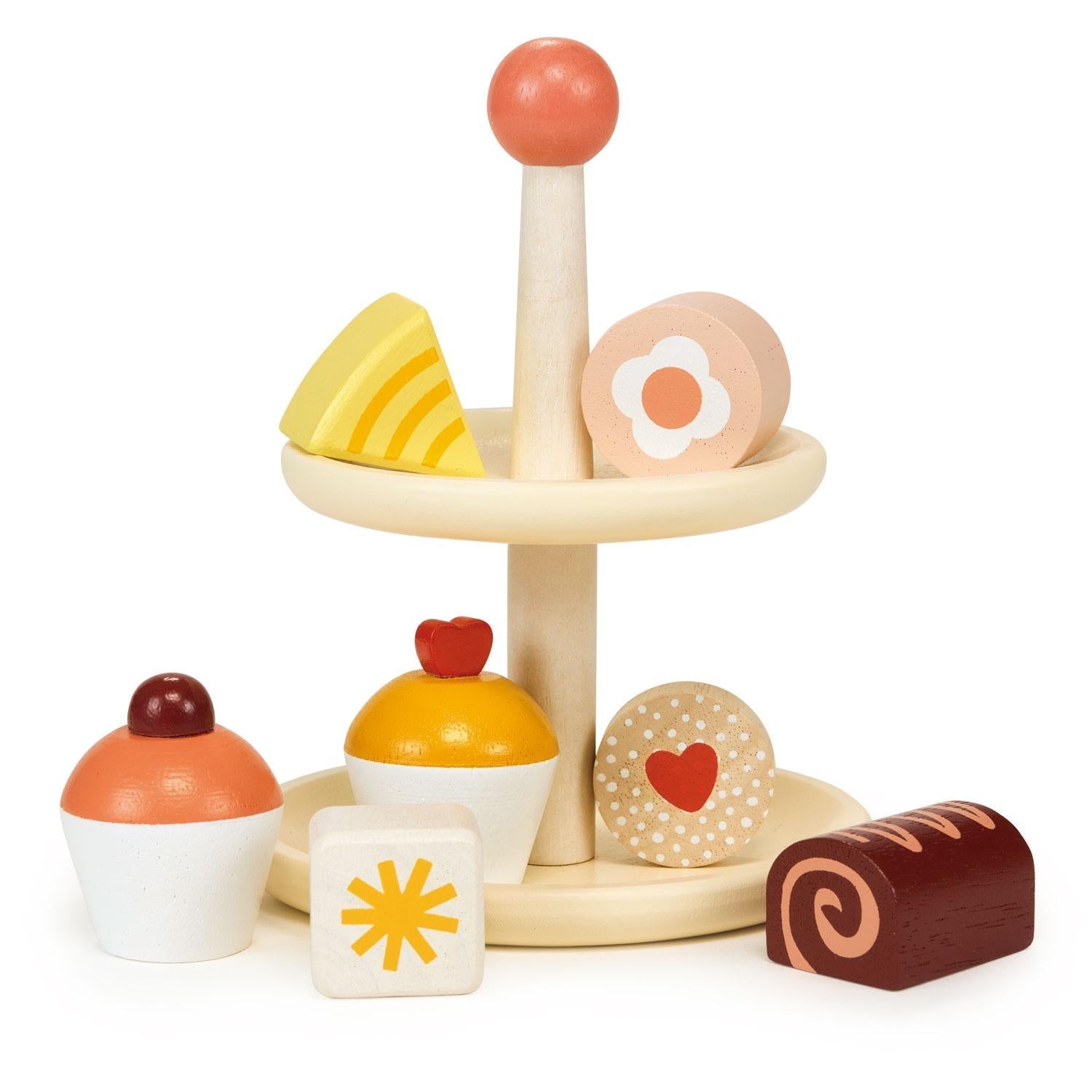 Wooden Afternoon Tea Set