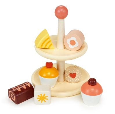 Wooden Afternoon Tea Set