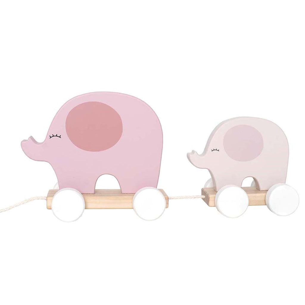 Wooden Pull Along Elephant Toy