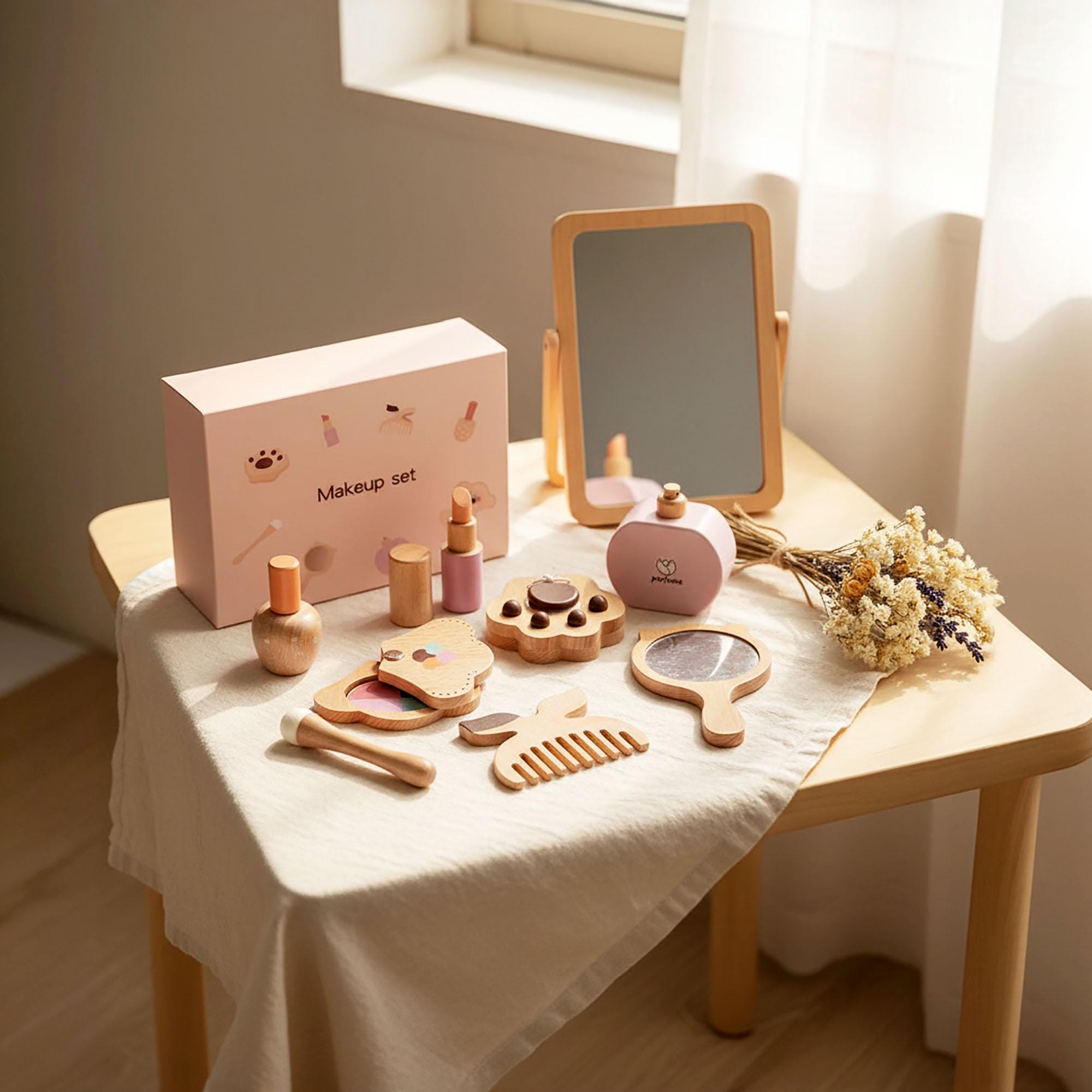 Wooden Kids Makeup Set
