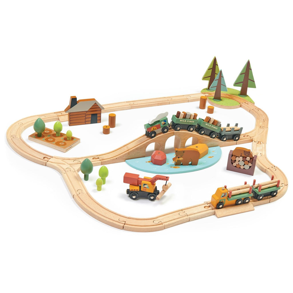 Wooden Train Set