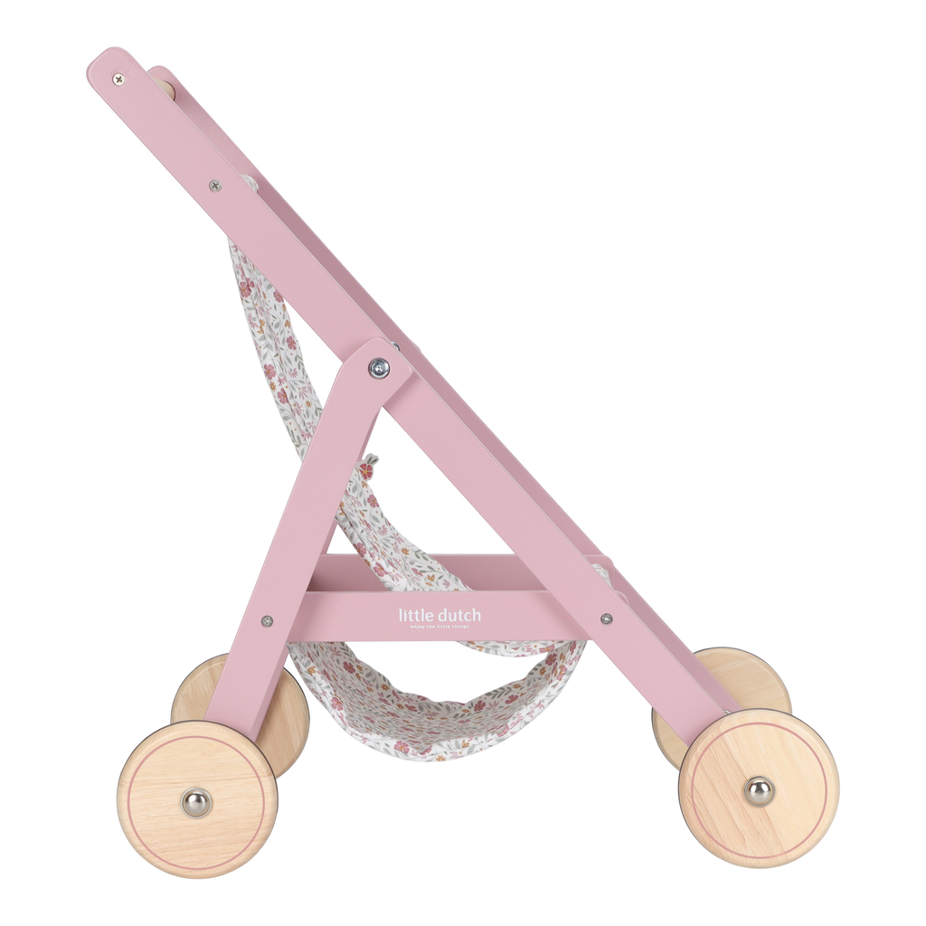 Wooden Doll Stroller
