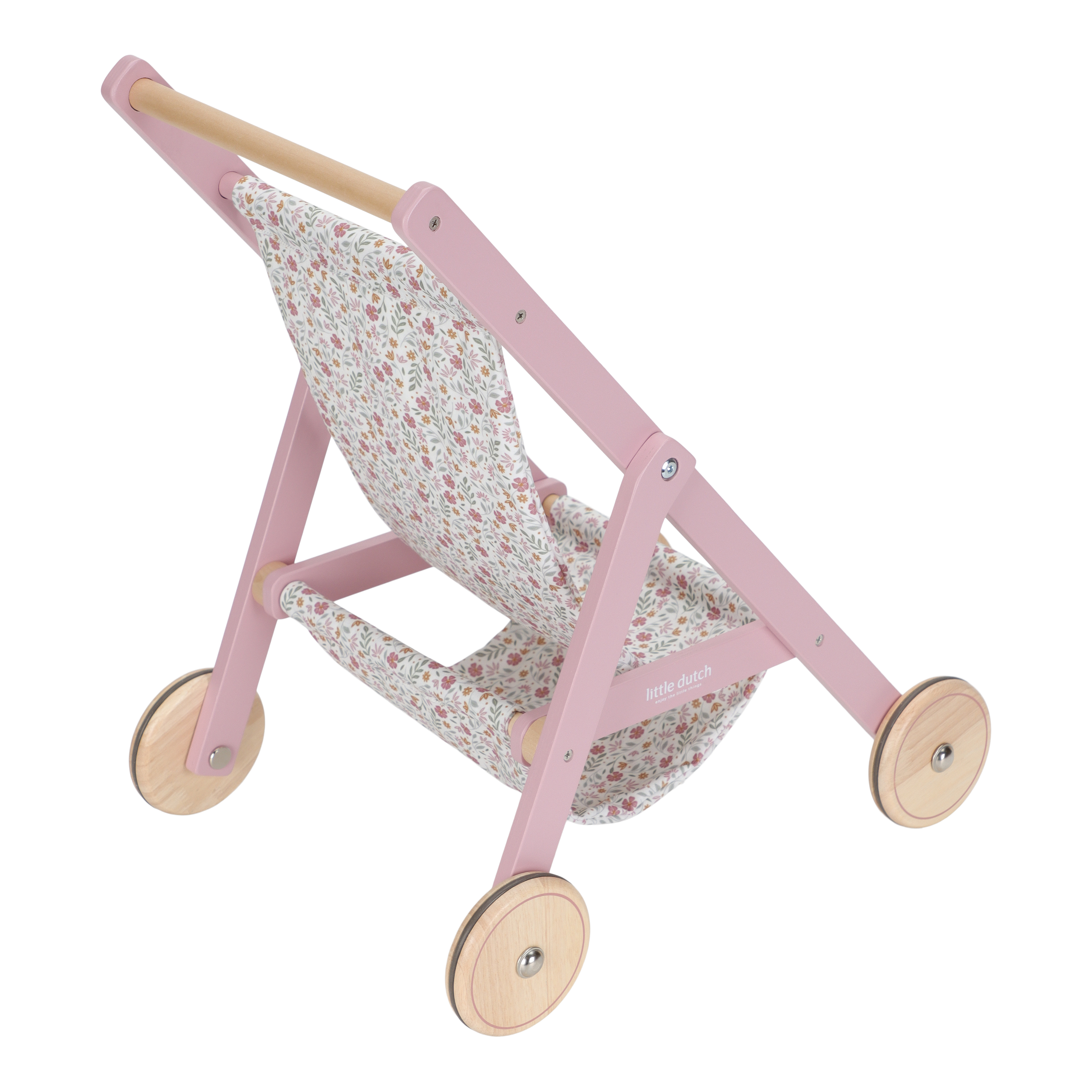 Wooden Doll Stroller
